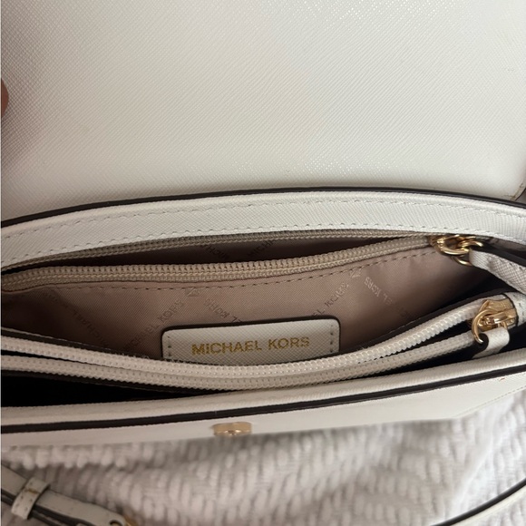 Michael Kors White Leather Crossbody - Picture 6 of 6